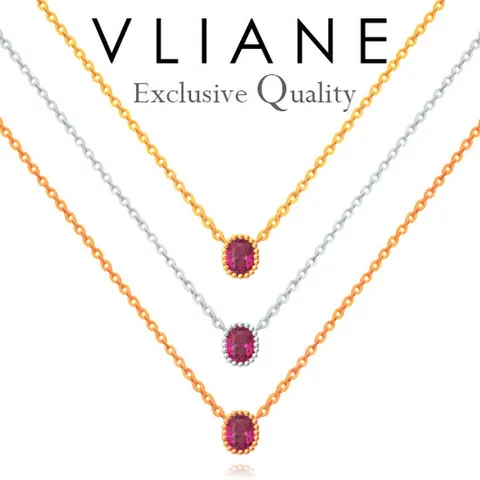 [브리앙] 18K 포인트 루비 목걸이 (금목걸이,여자선물,명품)