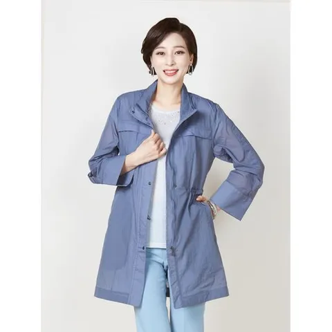 [마담엘레강스]에어리 썸머 트렌치 코트 재킷 K211JK03