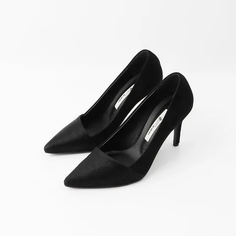 [ 롯데백화점 ][신난다슈] 여성 펌프스 구두 스틸레토 하이힐 송치 SS22908블랙