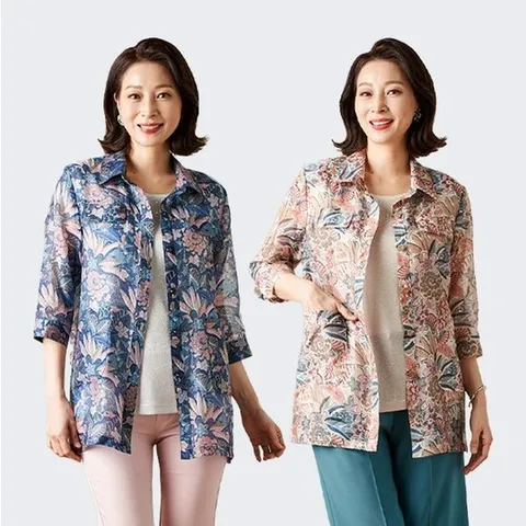 마담엘레강스 싱그러운 텐셀 재킷