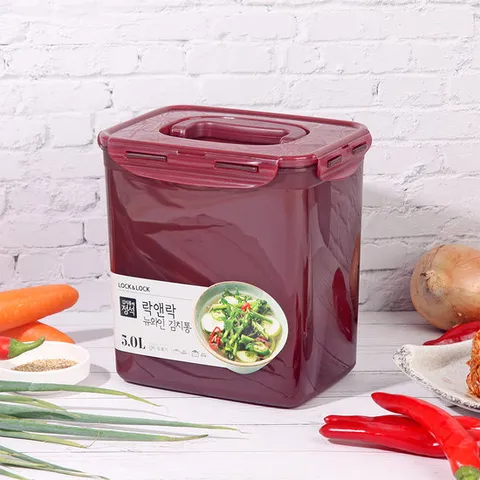 락앤락 뉴 와인 원 핸들 김치통 5L
