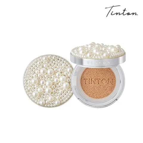 틴톤 진주 커버쿠션 단품 (동그라미 라운드)