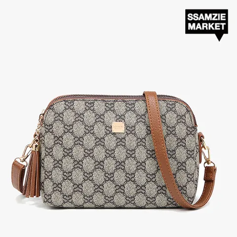 쌈지마켓 여성용 테슬 토트 더블 숄더백 가방