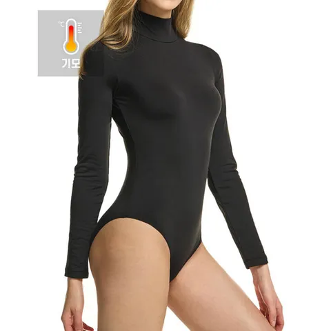테슬라 기모 보정속옷 목폴라 바디수트 TM-XUO02