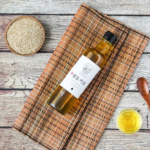 국산 고소한 당일 착유 생들기름 180ml x 1병 가정용 / 저온압착