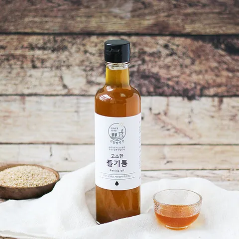 고소한 당일 착유 들기름 300ml x 2병 가정용 / 저온압착