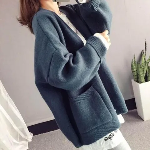 포근한 느낌 캐주얼 데일리 가디건 여성 가을 아우터