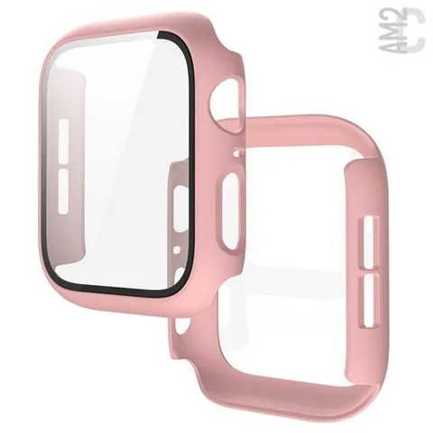 애플워치6 강화유리 풀커버 케이스 하드 화면보호 40mm 44mm