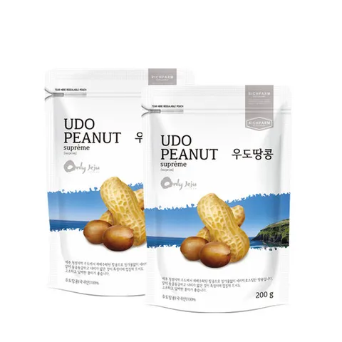 [ 롯데백화점 ][리치팜너트]우도땅콩200g x 2팩