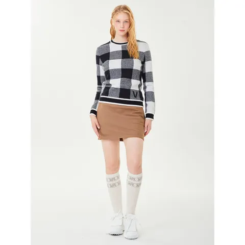 [볼빅어패럴] 여성 골프 에센셜 밍크 본딩 큐롯 VLCUMA91_BR