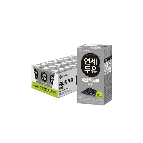 [연세대학교 연세우유]연세두유 국산콩 두유 약콩 24팩