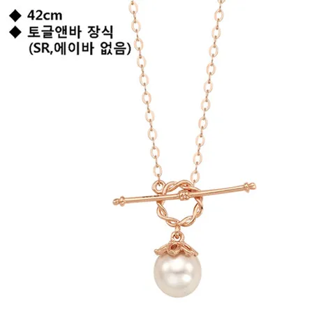 [ 현대백화점 ][로이드]14K 큐피트 진주 골드 목걸이 LNN19116G