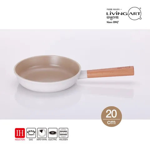리빙아트 IH 세라믹 인덕션 프라이팬 20cm