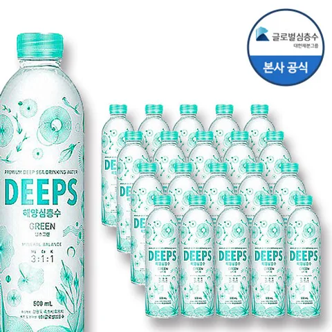 해양심층수 딥스 그린 500ml 20병