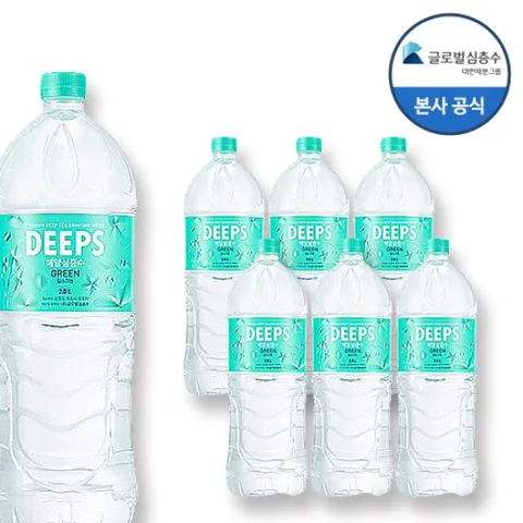 해양심층수 딥스 그린 2L 6병