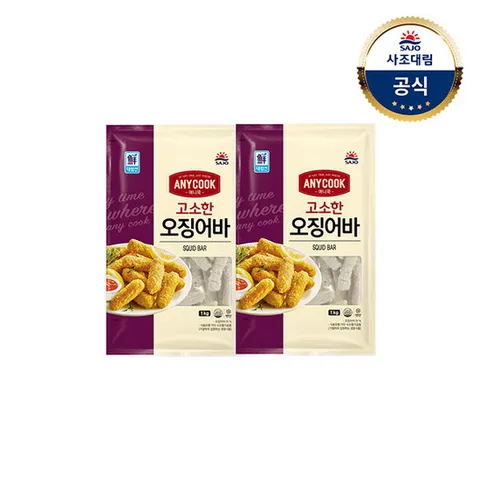 [대림냉동] 오징어바 1kg x 2개