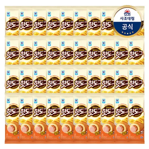 [대림냉동] 대림선 핫도그 80g x40개/대용량