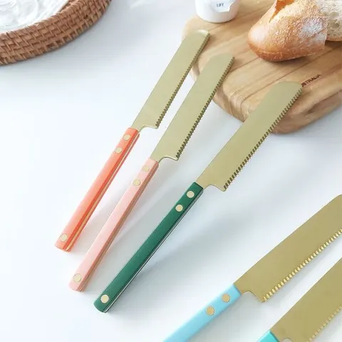 보겐 쌍띠에 치즈커터 빵칼 브레드나이프 골드 택1