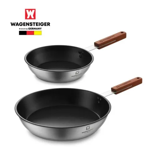 코팅 스텐후라이팬 2종세트(20cm+28cm) 인덕션가능 계란후라이팬