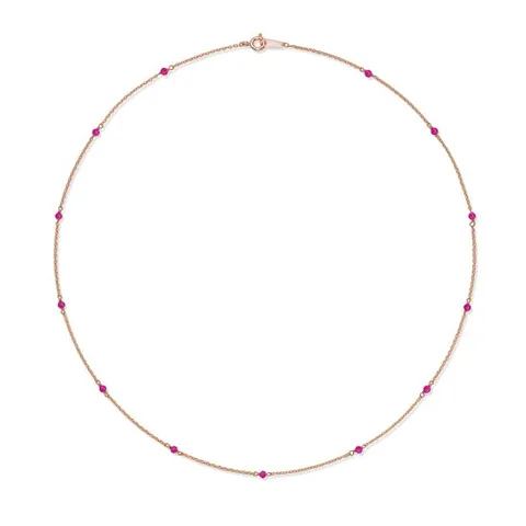 [D102패션] 14K 프리티 루비 목걸이