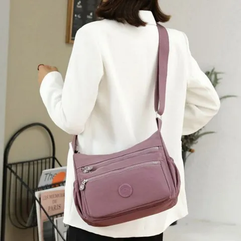 나일론 원단 생활 방수 여성 데일리 가방 크로스백