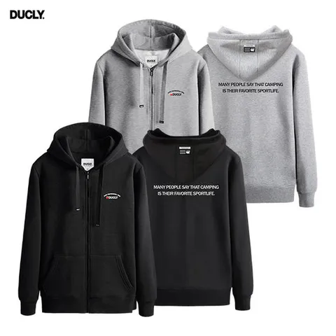 [듀클라이] 정품 기모 후드집업 DUP-904