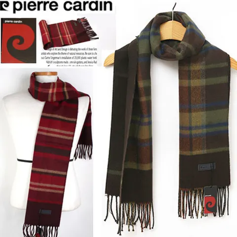 피에르가르뎅_타탄체크양면머플러.남성용(6SH448)