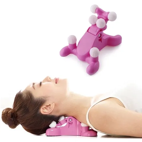 뒷목 지압기 마사지기 디스크 어깨결림 일자목 교정기 스트레칭