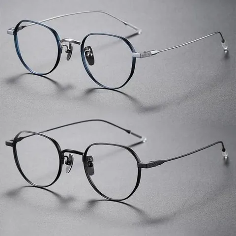 WB-07067 초경량 3종 핸드메이드 순수 티타늄 안경테