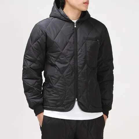 [후앙스] 국내생산 무지 후드 깔깔이 누빔자켓 방한복 SDPD1359