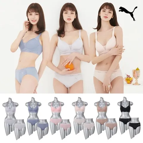[푸마] 오리진스 프리컷 브라팬티 2종+세컨팬티1종 택일 (총3종)