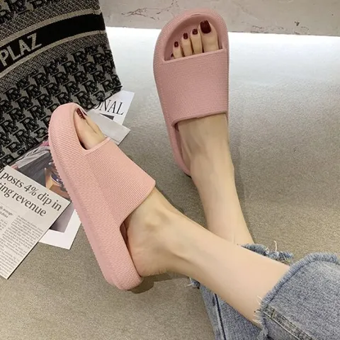 [쓰리몰] 왕쿠션 남녀 고급 거실화 층간소음방지 실내슬리퍼