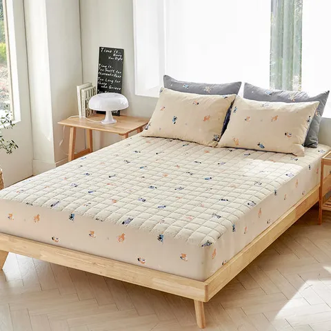 [라몬떼] 댕댕이 세미마이크로 누빔 매트리스 커버 SS