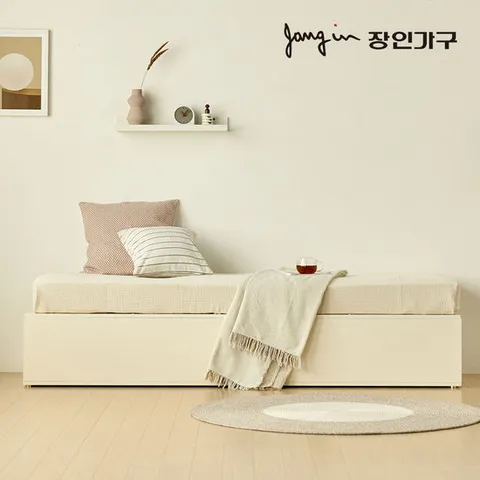 장인가구 피코 쇼파형 미니침대 수납형 독립스프링매트 포함
