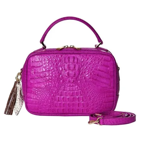 [ 롯데백화점 ]에스콰이아 카이만 악어가방 ECASHB732PP