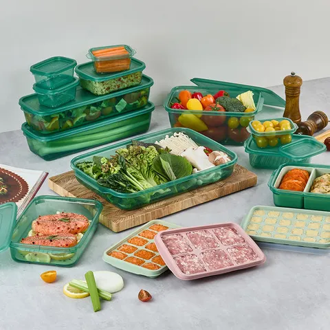 튼튼이 웨이브킵 소분세트 9종 냉동실정리용기