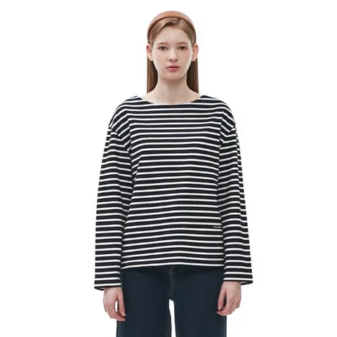 [ 롯데백화점 ][플라스틱아일랜드]스트라이프 기본 티셔츠 PP7CL201