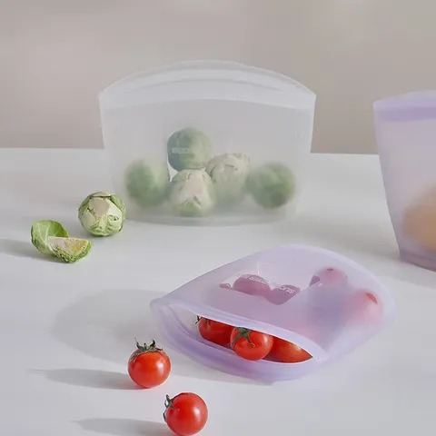 네오플램 실리콘 반영구 지퍼백(S) 500ml 택1