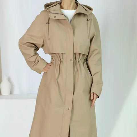 봄신상 제일평화 스타일 날개 집업 롱 자켓 코트