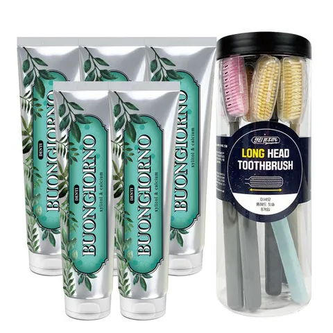 덴티본조르노 구취케어 치약 13종(170g*5,칫솔*8)