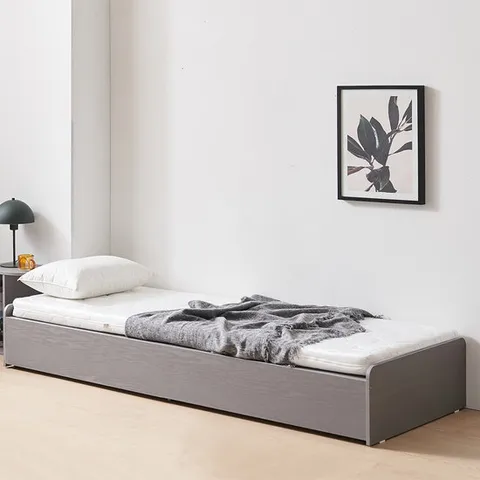 퍼미션 무헤드수납침대+매트리스/미니싱글수납침대/원룸소파침대