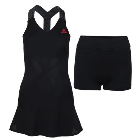 아디다스 여성 소프트 터치 후드 튜닉 원피스 GT1832