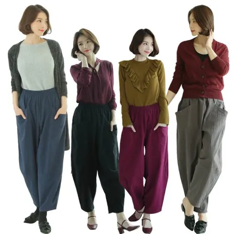 항아리바지 300번대 배기팬츠 절복 우리옷 개량한복 허리밴딩