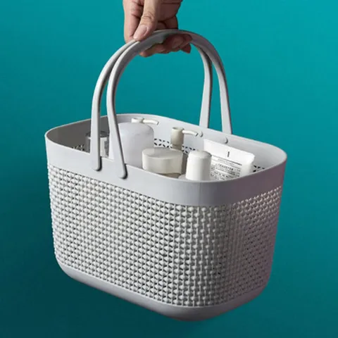 물빠짐 라탄 욕실 세면 목욕바구니 가방 수영장 헬스장 캠핑바구