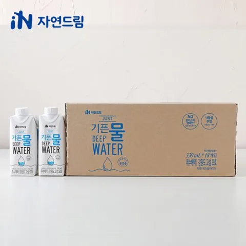자연드림 JUST 기픈물 330ml x (18개입)