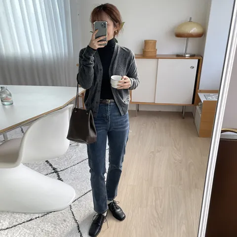 뉴온 워싱 데님팬츠