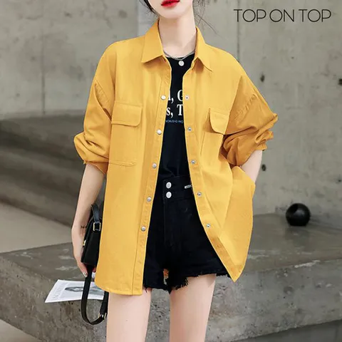 [탑온탑] 라이프 코튼셔킷 TP23021409