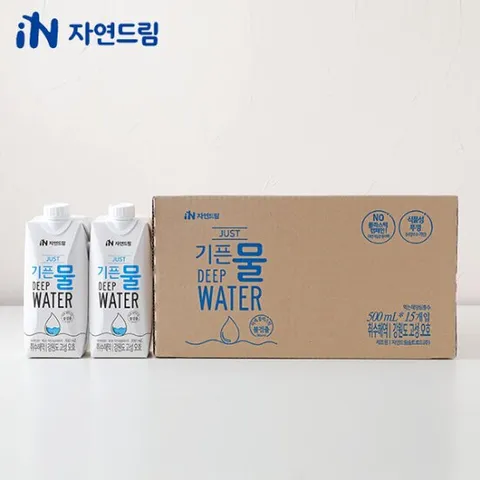 자연드림 JUST 기픈물 500ml x (15개입)