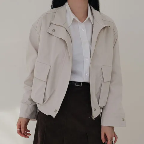 H스타일(OT)네프야상 여성 봄숏야상 자켓 점퍼 아우터 데일리