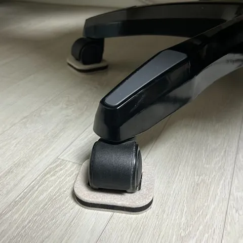 의자바퀴커버 의자바퀴고정 펠트 의자발캡 화이트 5P